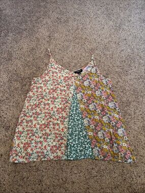 Gigio Floral Patchwork Tank Top S